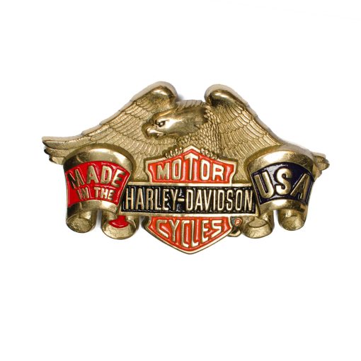 Harley-Davidson H503R Solid Brass Belt Buckle