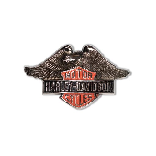 Eagle Above Harley Davidson Logo H709 Solid Brass