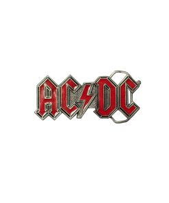 AC/DC Red Belt Buckle