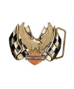 Harley Davidson Buckle H508 1983 BARON Solid Brass skyrush