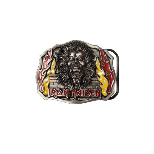 Iron Maiden Flame Buckle