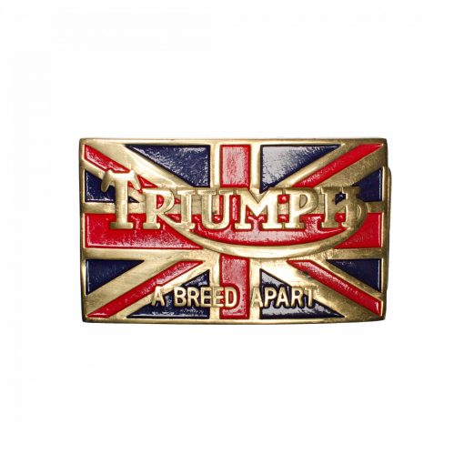 Triumph Belt Buckle with Union Jack