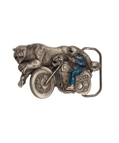 Biker and Animal Buckle