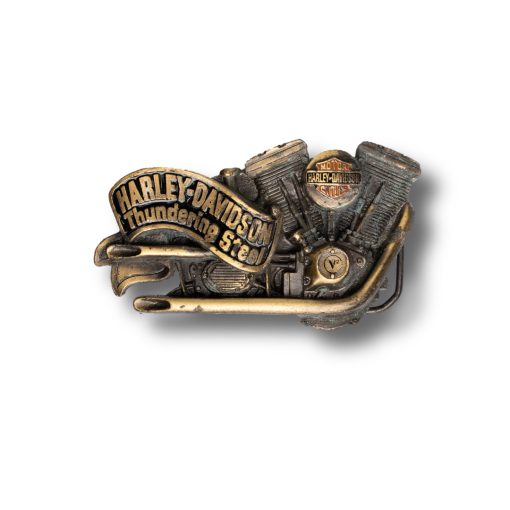 Harley Davidson engine buckle