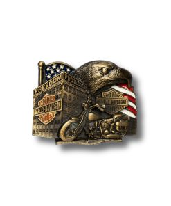 HTLEATHER Solid Brass Belt Buckle For Men, Belt Buckles Eagle Bird Motor  Harley Davidson, Yellow, small size : : Clothing, Shoes &  Accessories